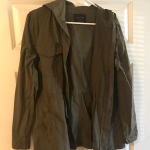 Green army jacket